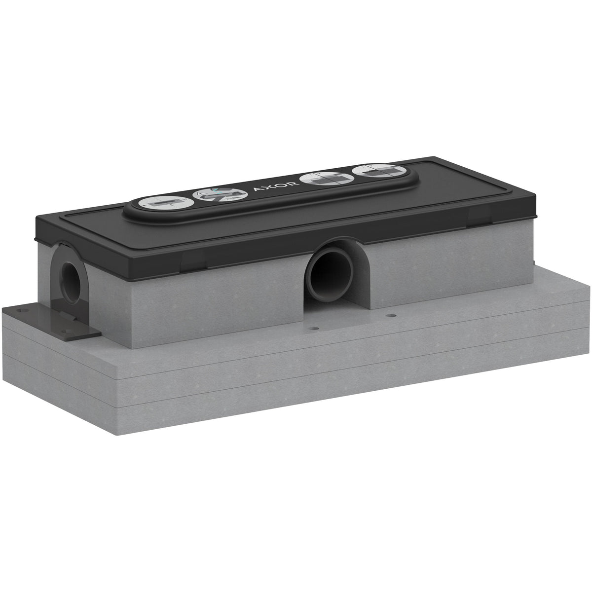 סט בסיס סמוי של תעלת ניקוז אקסור 01006180 AXOR uBox Universal Base