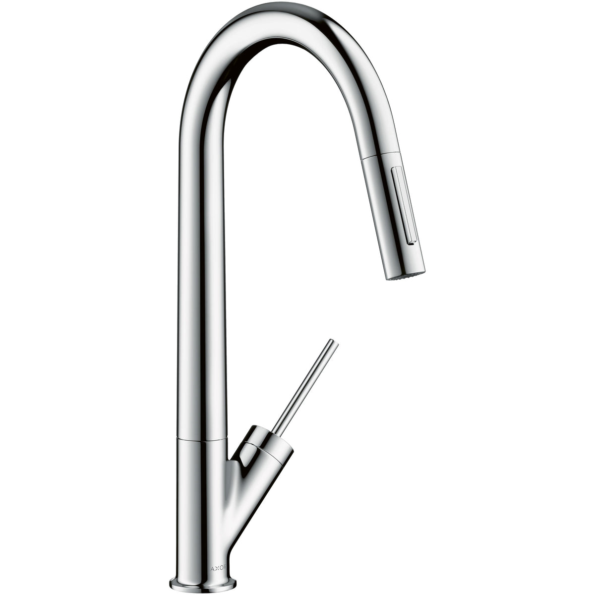 ברז מטבח נשלף עם 2 מצבי זרימה אקסור AXOR Starck Single lever kitchen mixer 270 with pull-out spray