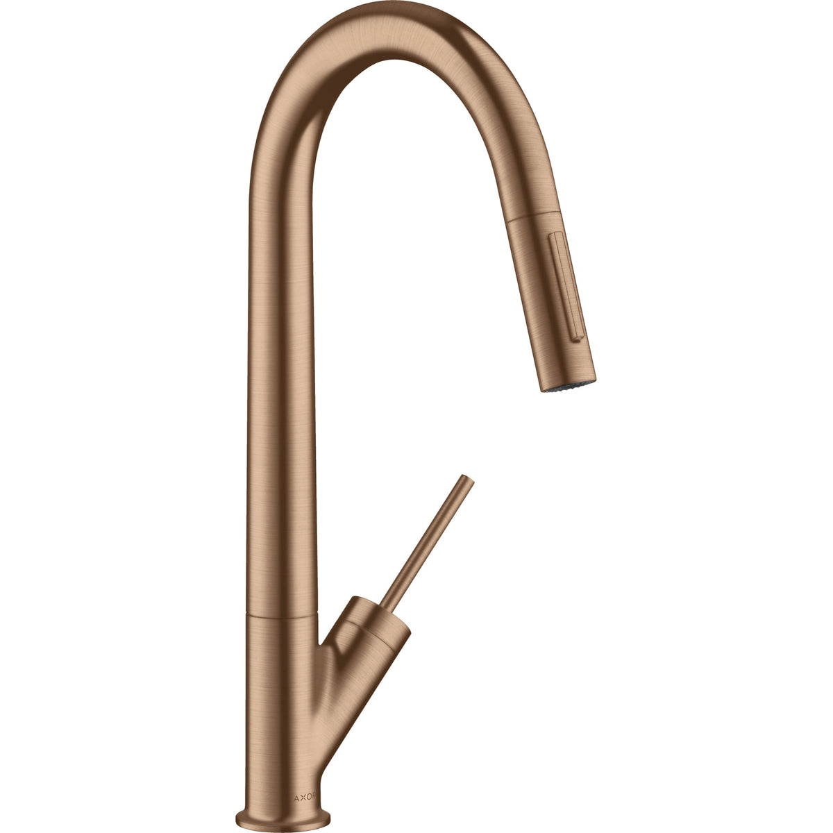 ברז מטבח נשלף עם 2 מצבי זרימה אקסור AXOR Starck Single lever kitchen mixer 270 with pull-out spray