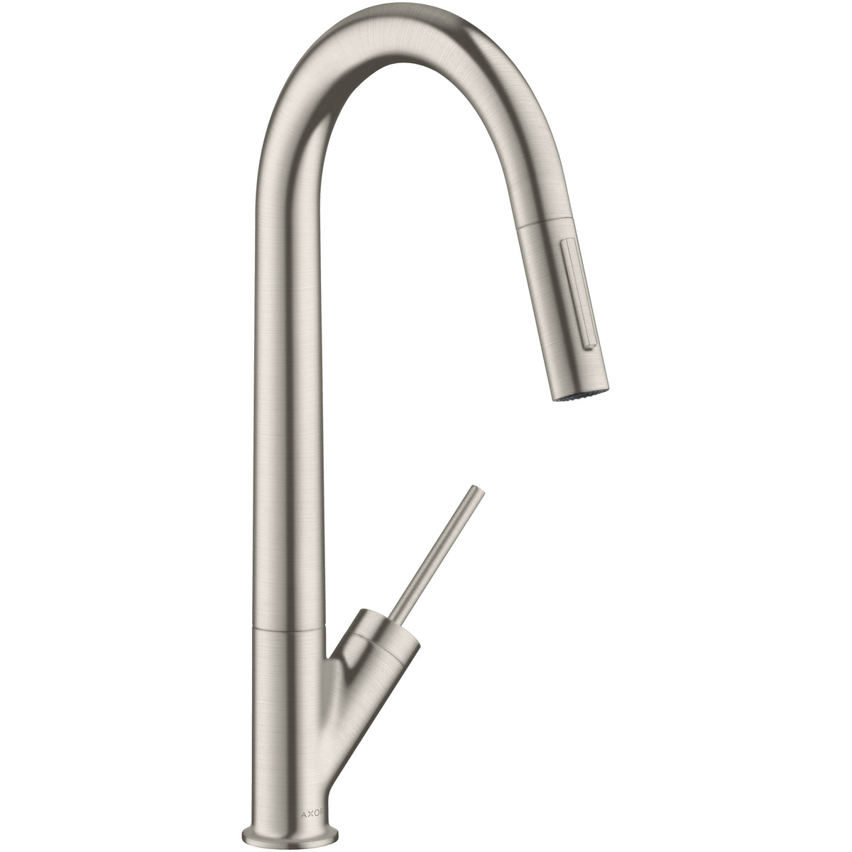 ברז מטבח נשלף עם 2 מצבי זרימה אקסור AXOR Starck Single lever kitchen mixer 270 with pull-out spray