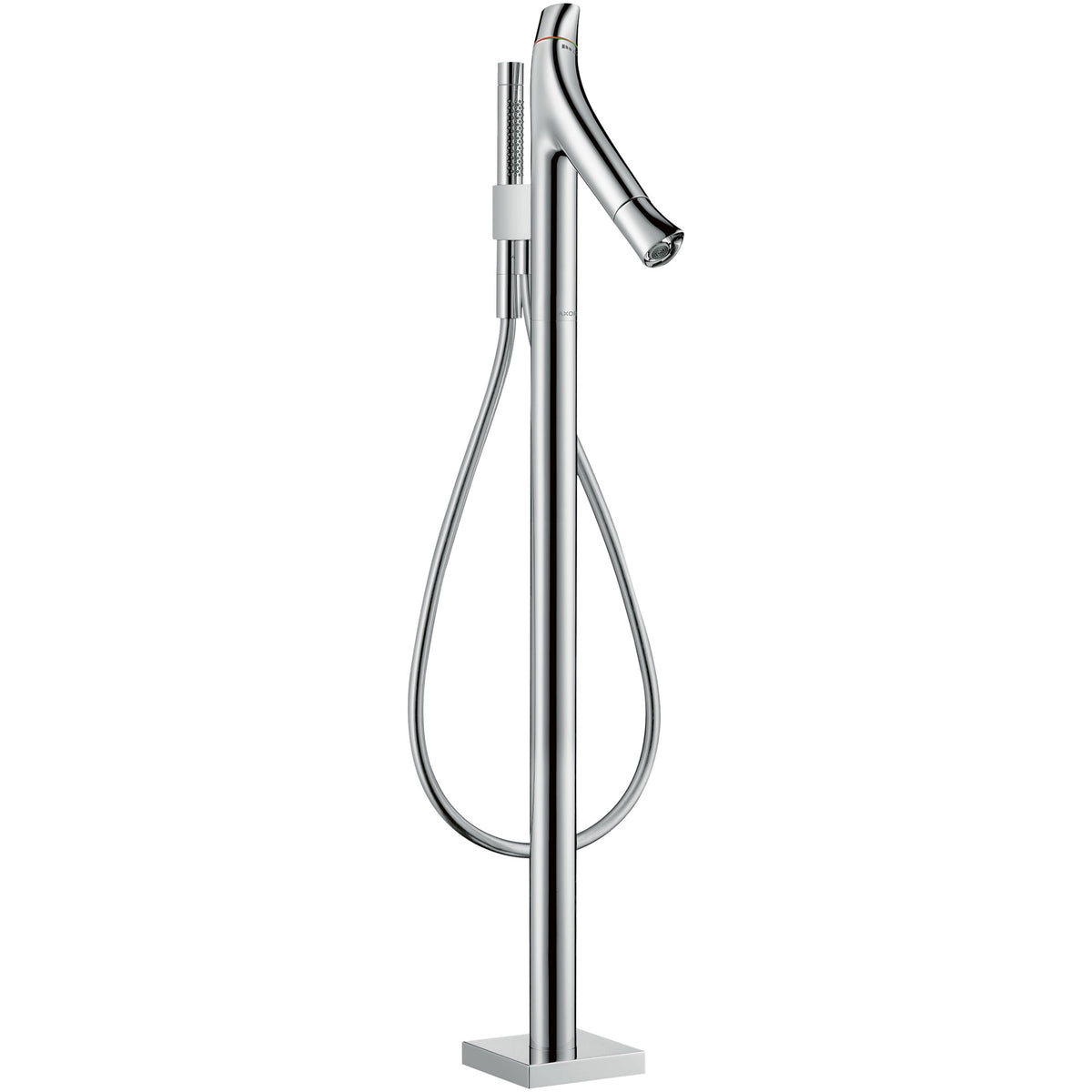ברז אמבטיה עומד תרמוסטטי עם מזלף יד אקסור AXOR Starck Organic Bath thermostat floor-standing