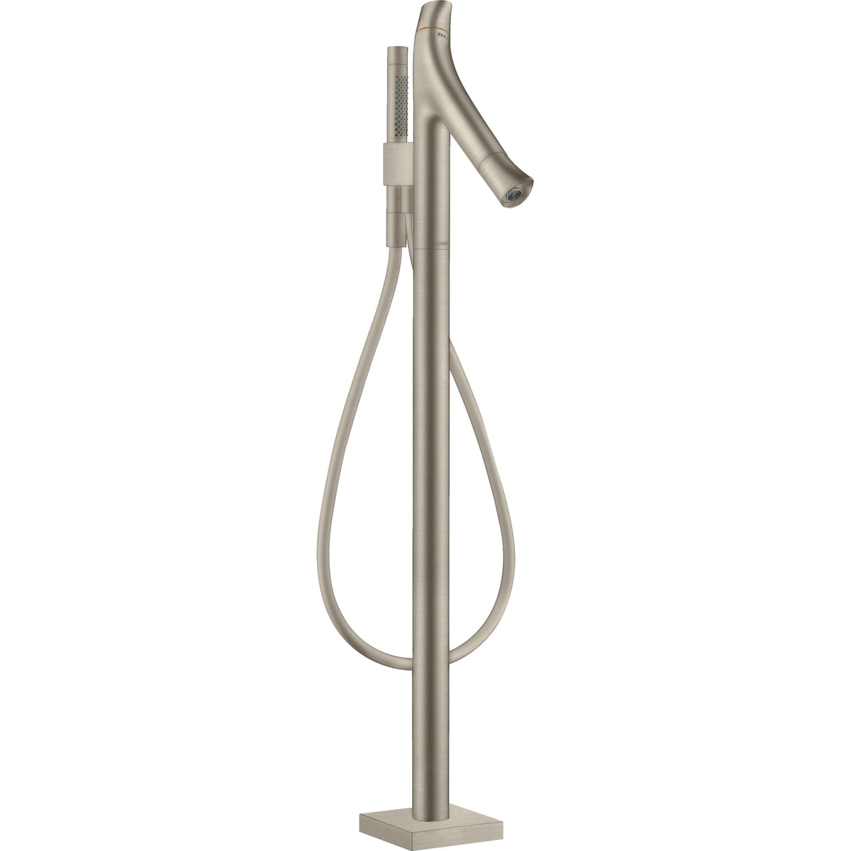 ברז אמבטיה עומד תרמוסטטי עם מזלף יד אקסור AXOR Starck Organic Bath thermostat floor-standing