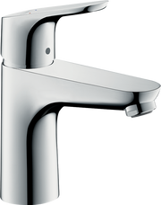 Focus Single lever basin mixer 100 with pop-up waste set
