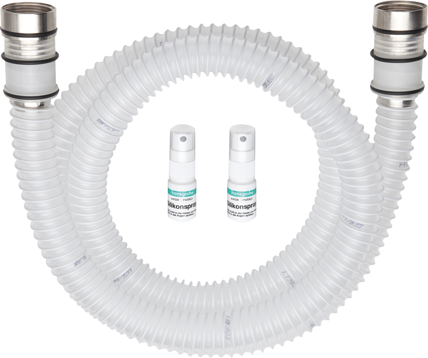 צינור מגן הנס גרואה Hansgrohe Secuflex protective hose for 3-hole and 4-hole mixers, 2.00 m