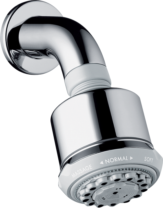 ראש מקלחת 3 מצבי זרימה עם זרוע הנס גרואה Hansgrohe Clubmaster Overhead shower 85 3jet EcoSmart with shower arm