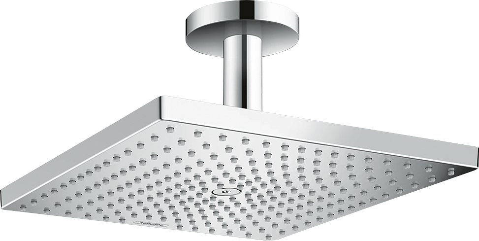 ראש מקלחת עם חיבור תקרה הנס גרואה Hansgrohe Raindance E Overhead shower 300 1jet EcoSmart with ceiling connector