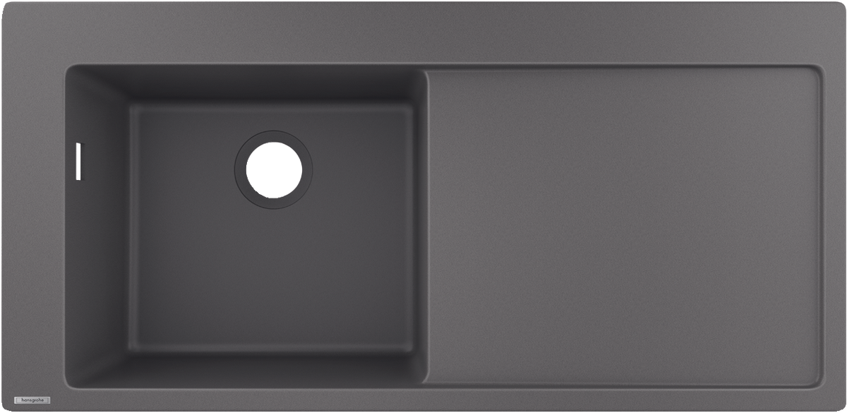 כיור מטבח הנס גרואה Hansgrohe S51 S5110-F450 Built-in sink 450 with drainboard right