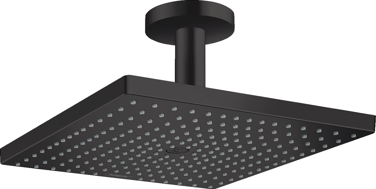 ראש מקלחת עם חיבור תקרה הנס גרואה Hansgrohe Raindance E Overhead shower 300 1jet EcoSmart with ceiling connector
