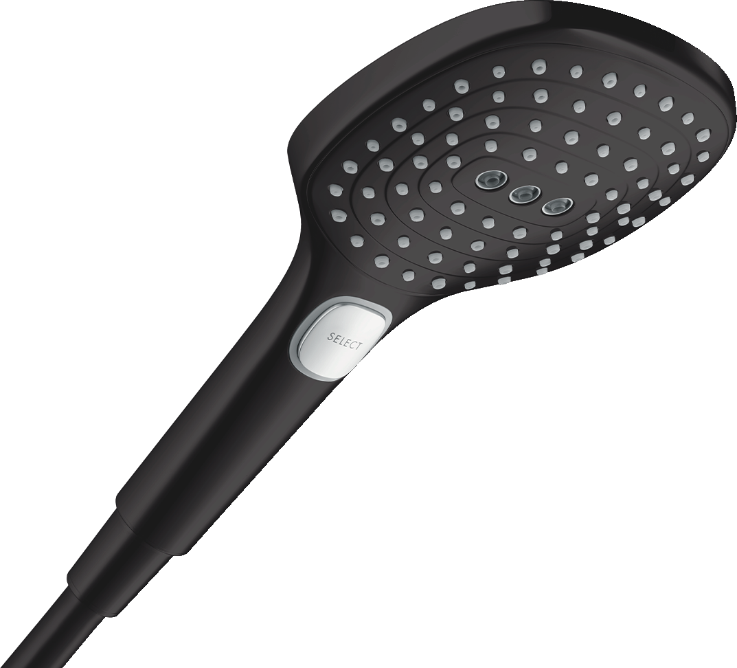 מזלף יד 3 מצבי זרימה הנס גרואה Hansgrohe Raindance Select E Hand shower 120 3jet PowderRain EcoSmart