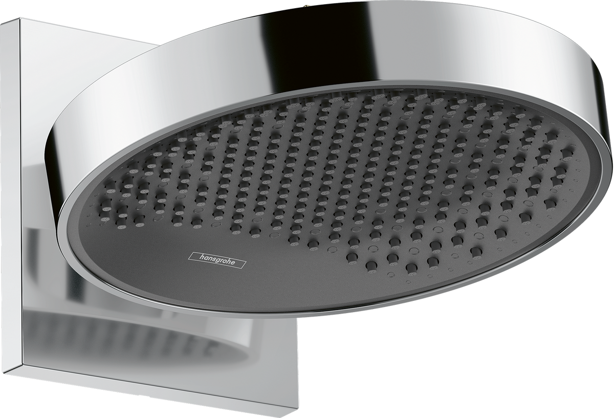 ראש מקלחת עם חיבור קיר הנס גרואה Hansgrohe Rainfinity Overhead shower 250 1jet EcoSmart with wall connector