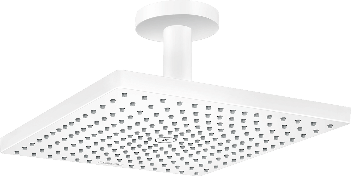 ראש מקלחת עם חיבור תקרה הנס גרואה Hansgrohe Raindance E Overhead shower 300 1jet EcoSmart with ceiling connector