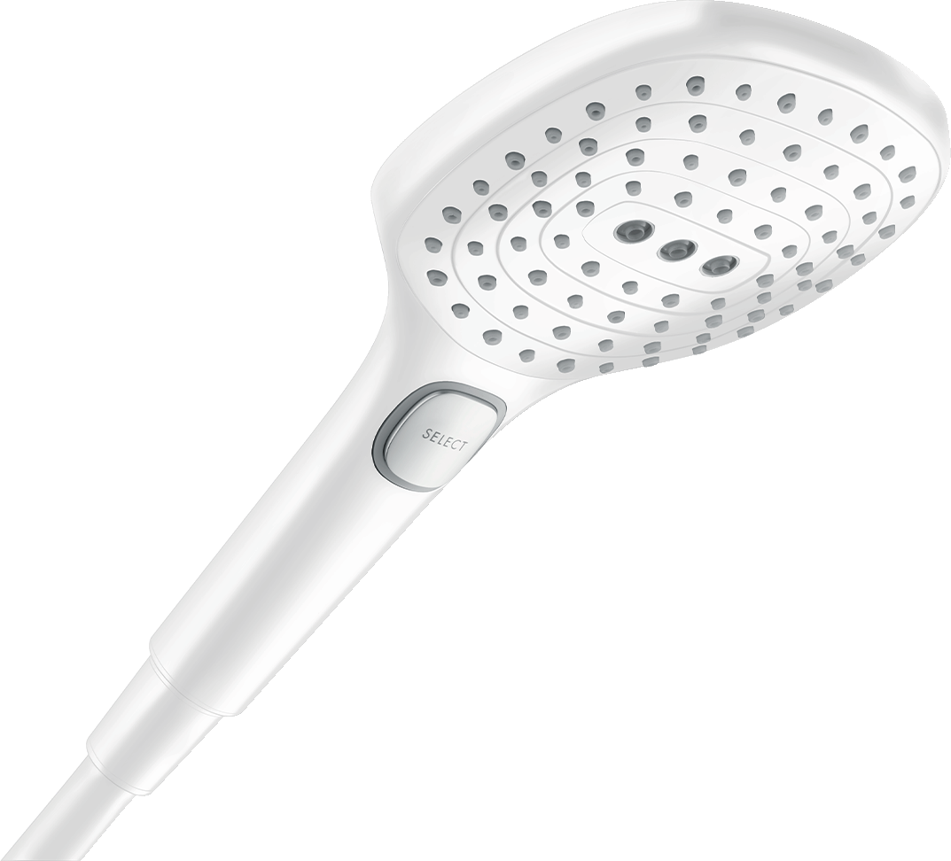 מזלף יד 3 מצבי זרימה הנס גרואה Hansgrohe Raindance Select E Hand shower 120 3jet PowderRain EcoSmart