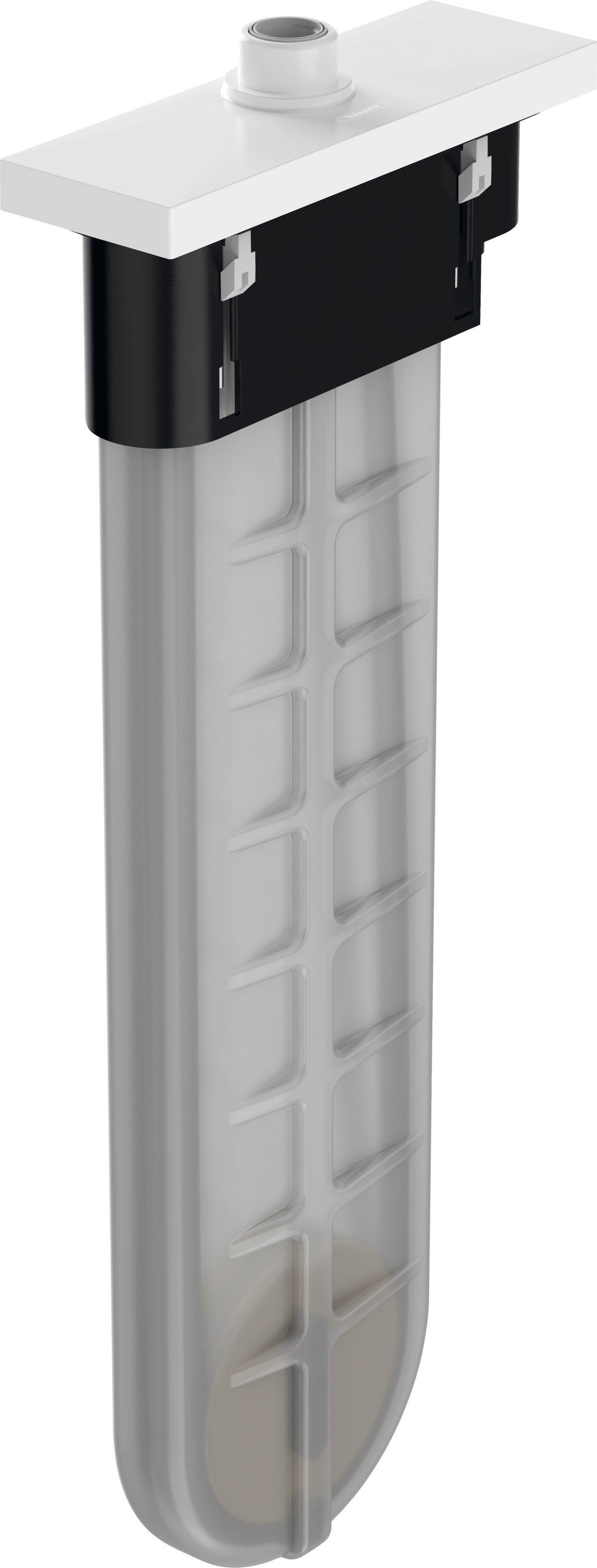 חלק חיצוני למערכת SBOX מרובעת עבור צינור נשלף מדופן האמבטיה, דרוש גוף פנימי 13560180, גימור כרוםsBox Finish set square