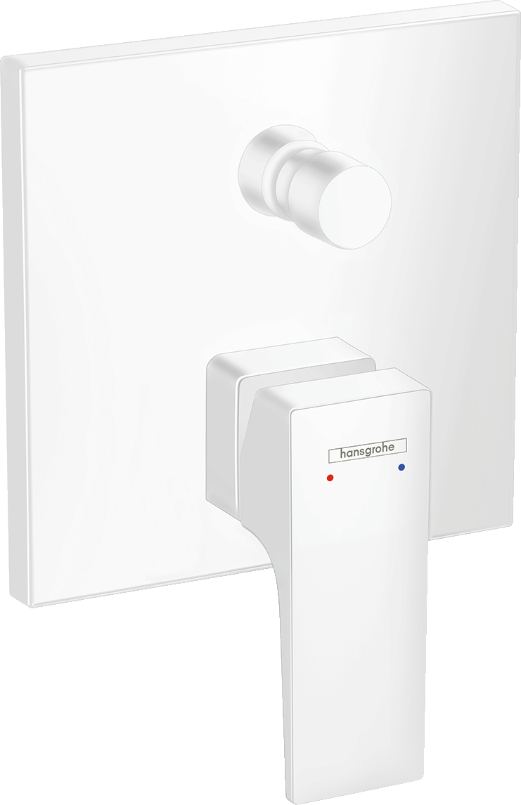 כיסוי חיצוני לאינטרפוץ 4 דרך הנס גרואה Hansgrohe Metropol Single lever bath mixer for concealed installation with lever handle and integrated security combination according to EN1717 for iBox universal