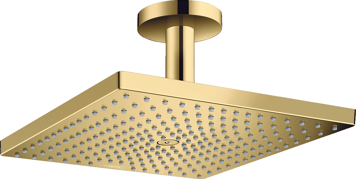 ראש מקלחת עם חיבור תקרה הנס גרואה Hansgrohe Raindance E Overhead shower 300 1jet EcoSmart with ceiling connector