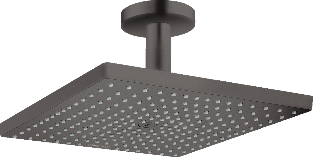 ראש מקלחת עם חיבור תקרה הנס גרואה Hansgrohe Raindance E Overhead shower 300 1jet EcoSmart with ceiling connector