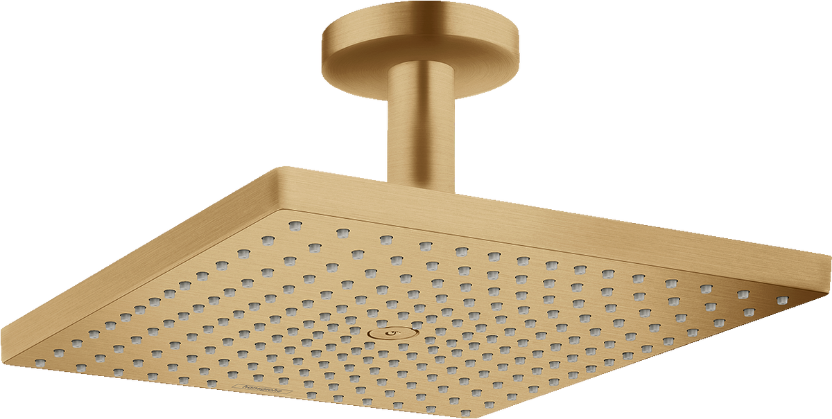 ראש מקלחת עם חיבור תקרה הנס גרואה Hansgrohe Raindance E Overhead shower 300 1jet EcoSmart with ceiling connector