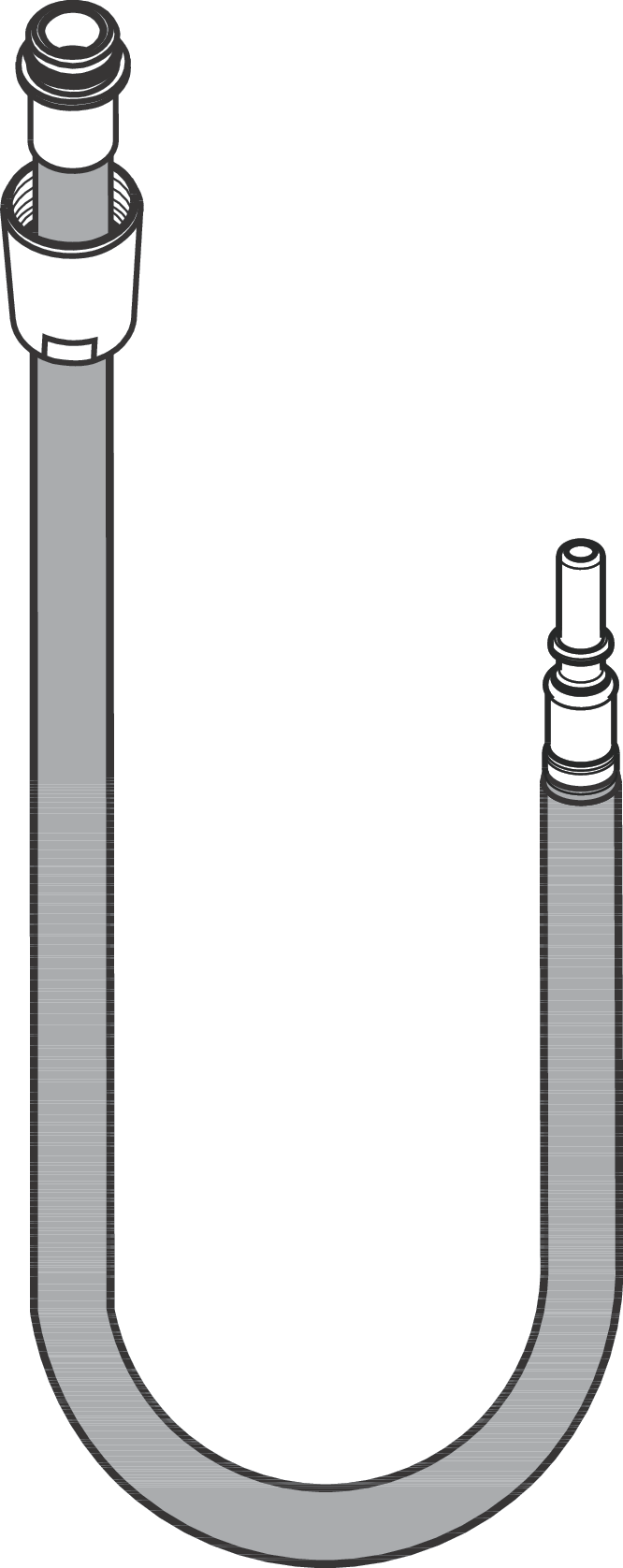צינור לברז מטבח הנס גרואה Hansgrohe Hose for sink mixer 1250mm