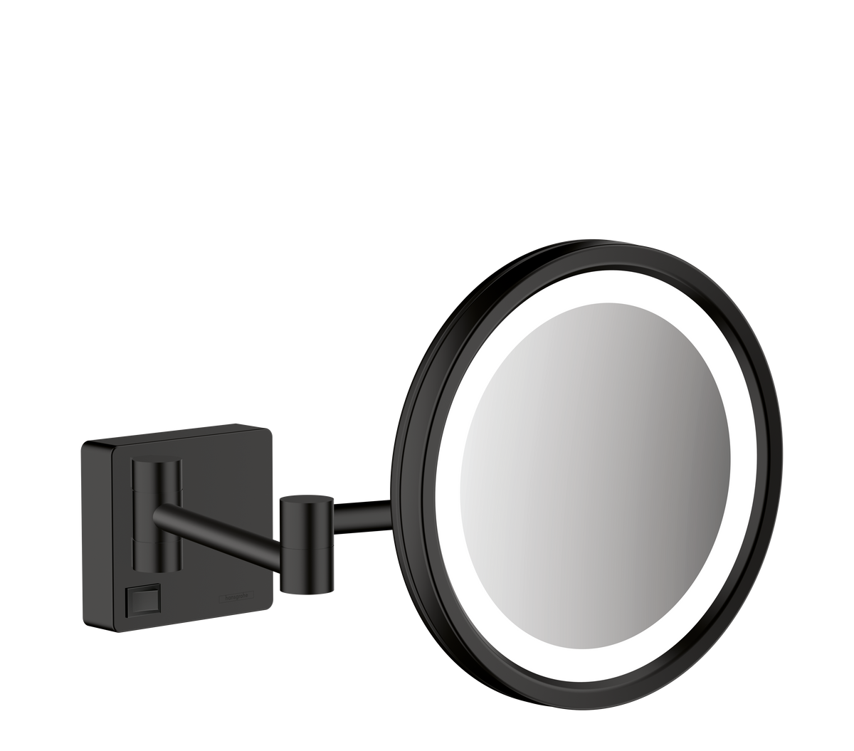 מראה מגדילה מהקיר עם תאורת LED הנס גרואה Hansgrohe AddStoris Shaving mirror with LED light