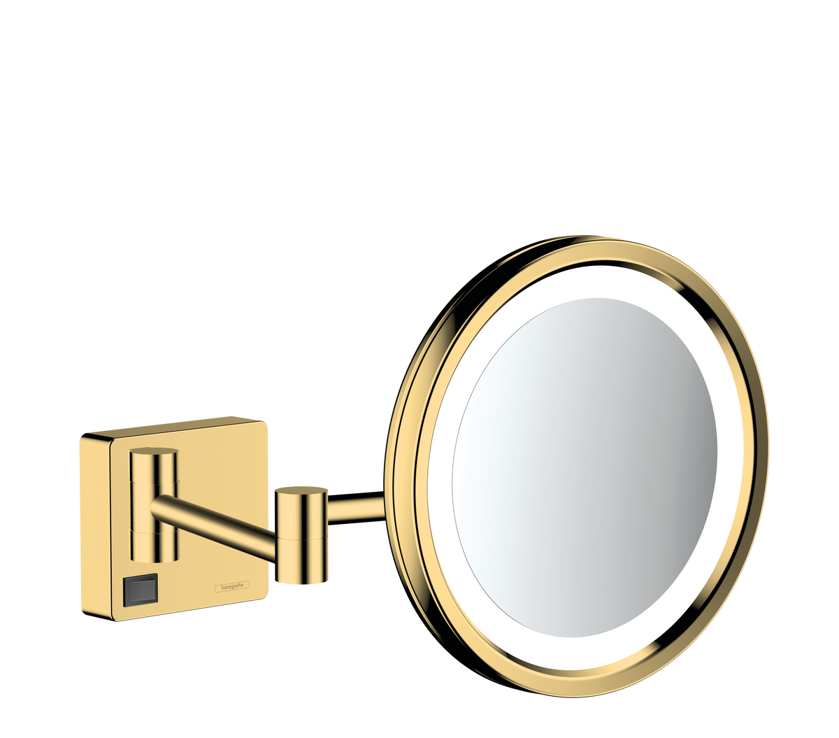 מראה מגדילה מהקיר עם תאורת LED הנס גרואה Hansgrohe AddStoris Shaving mirror with LED light