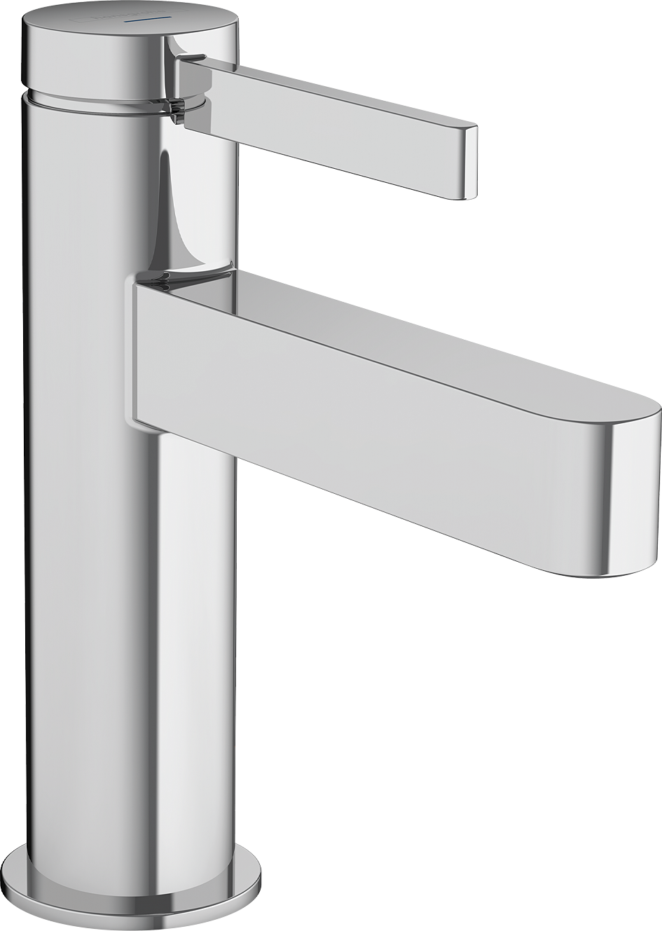 ברז לכיור רחצה Finoris Pillar tap 100 with lever handle for cold water or pre-adjusted water without waste set