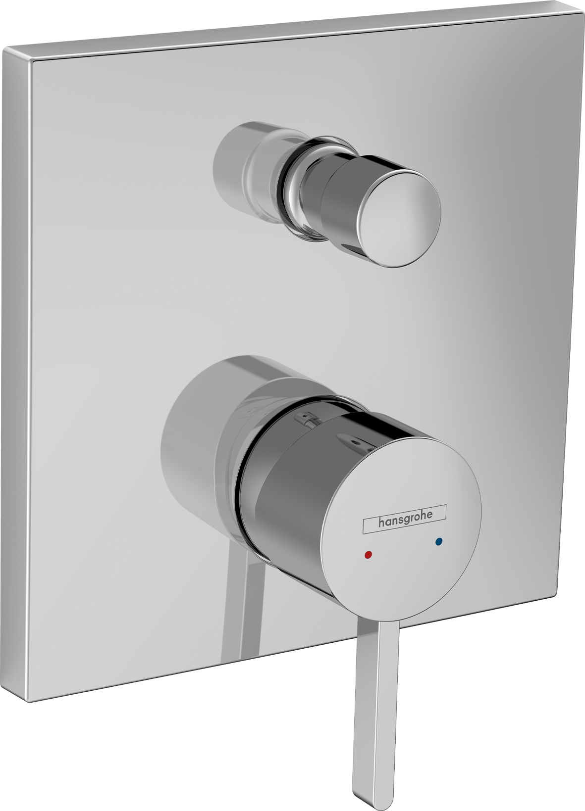 Finoris Single lever bath mixer for concealed installation with integrated security combination according to EN1717 for iBox universal