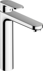 Vernis Blend Single lever basin mixer 190 with isolated water conduction and pop-up waste set