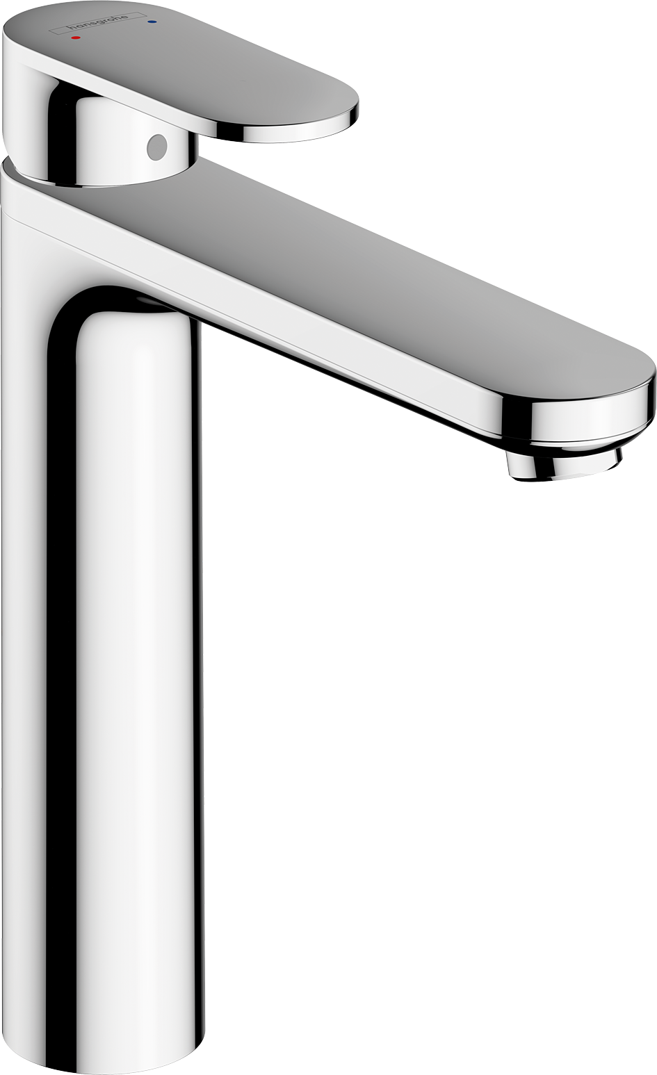 Vernis Blend Single lever basin mixer 190 with isolated water conduction and pop-up waste set
