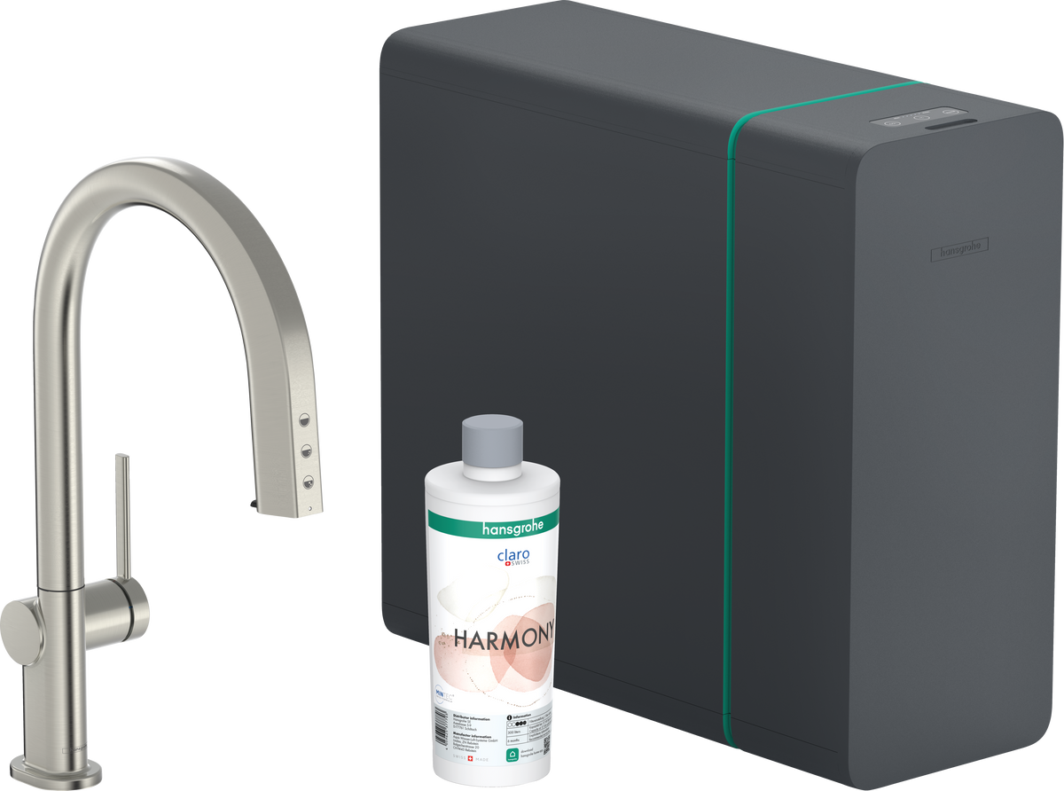 ברז קר/סודה למטבח עם פייה נשלפת Aqittura M91 SodaSystem 210, pull-out spout, 1jet, sBox