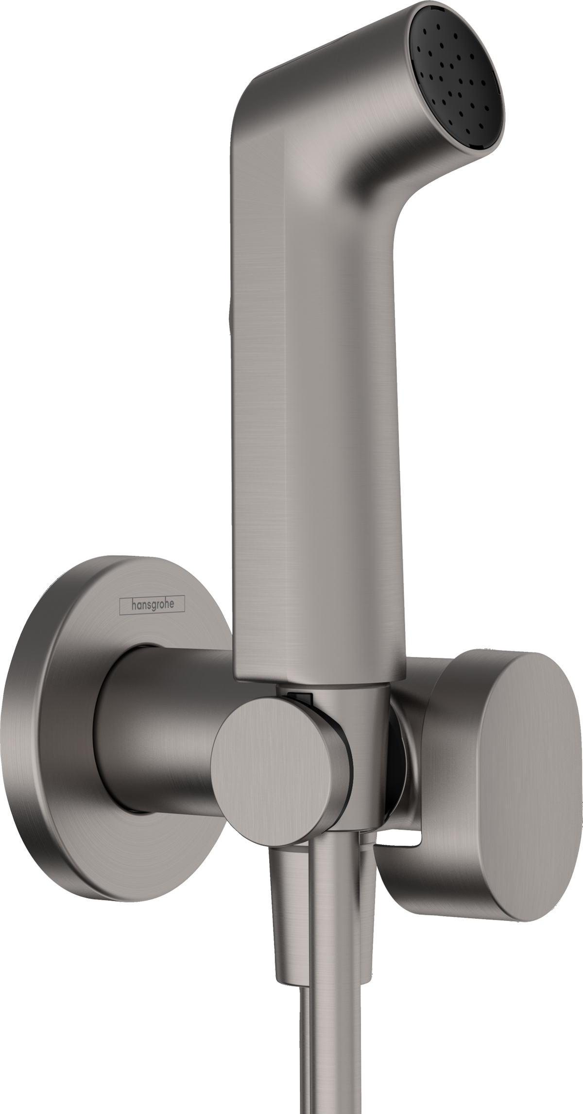 ברז בידה כולל מאחז וצינור HG Bidette S ww hose1250mm/port  29235180Bidette hand shower 1jet E EcoSmart for warm water with shower holder and shower hose 125 cm (Copy)