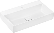 Xevolos E Wash basin 800/480 with tap hole without overflow, SmartClean