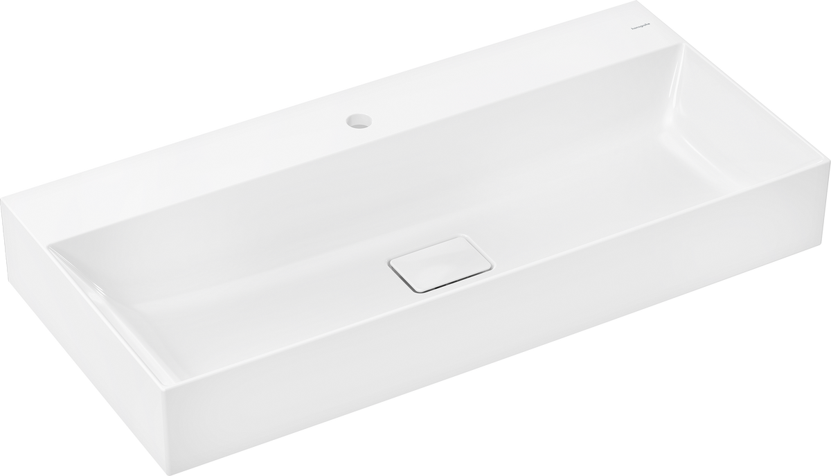 Xevolos E Wash basin 1000/480 with tap hole without overflow, SmartClean
