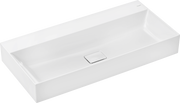 Xevolos E Wash basin 1000/480 without tap hole and overflow, SmartClean