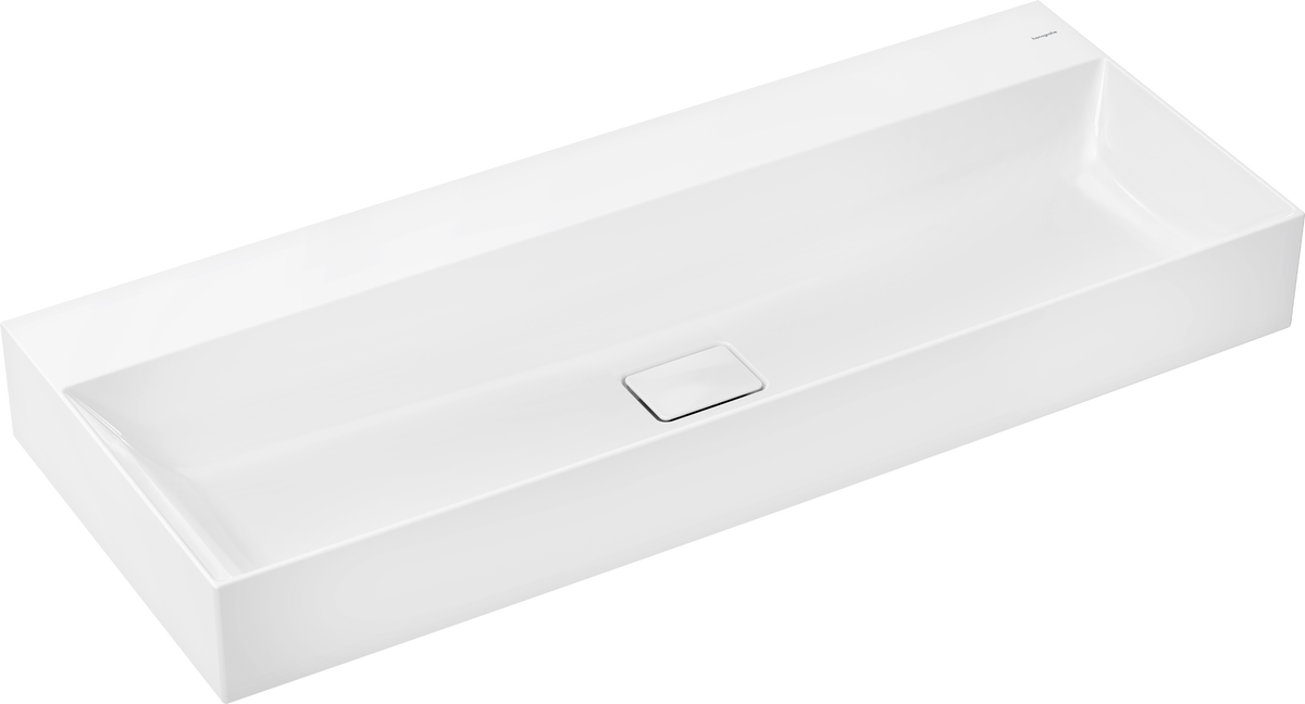 Xevolos E Wash basin 1200/480 without tap hole and overflow, SmartClean
