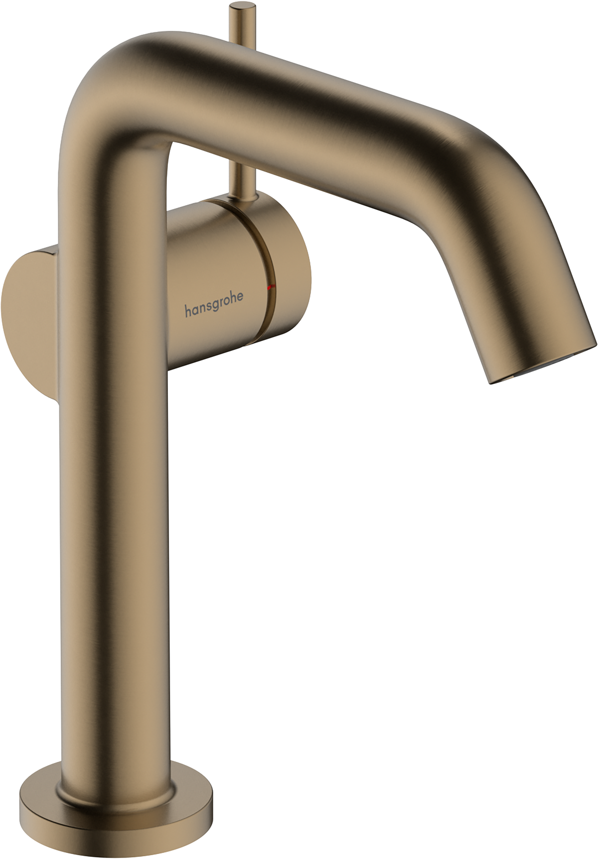 Hansgrohe Tecturis S Single lever basin mixer 150 Fine CoolStart EcoSmart+ without waste set Brushed Bronze 73341140