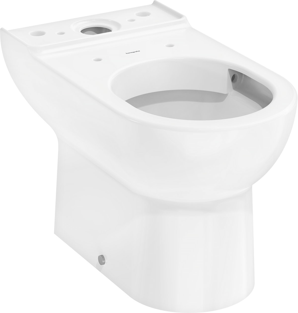 אסלה עומדת הנס גרואה Hansgrohe GladeLake S Floorstanding WC close coupled with multi outlet, AquaChannel Flush