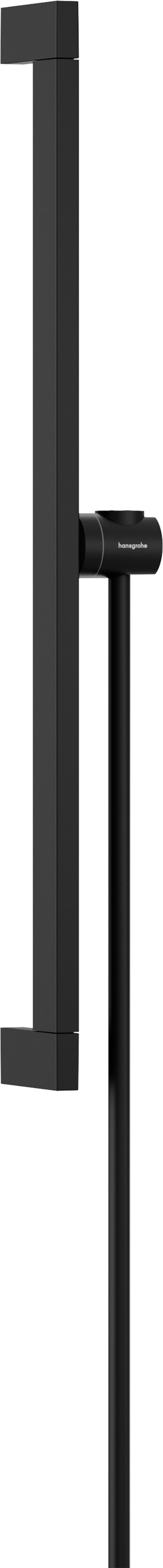 Unica Shower bar E Puro 65 cm with easy slide hand shower holder and Isiflex shower hose 160 cm