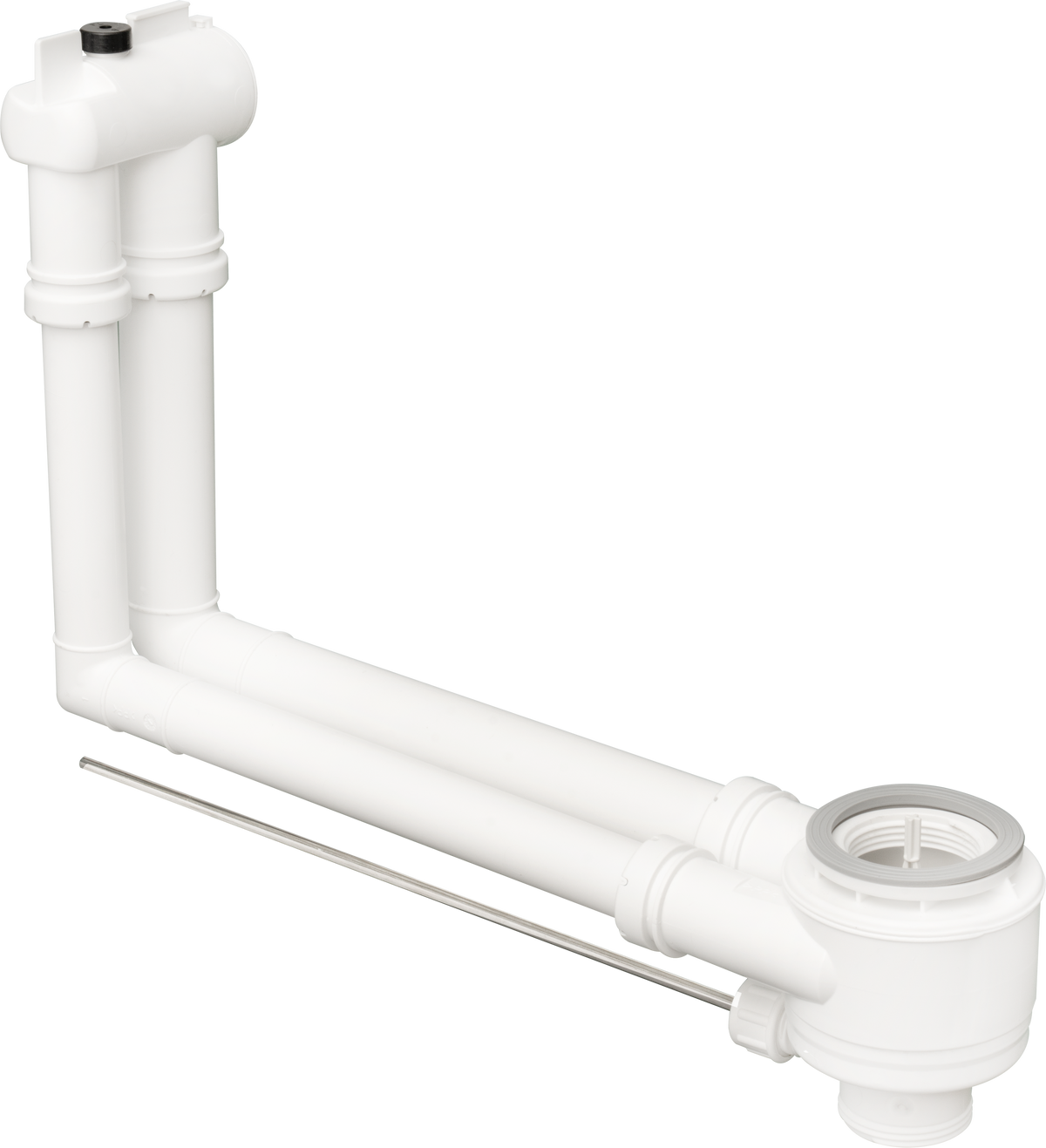 מערכת ניקוז לכיור הנס גרואה Hansgrohe Waste and overflow set for eccentric actuation for wash basin
