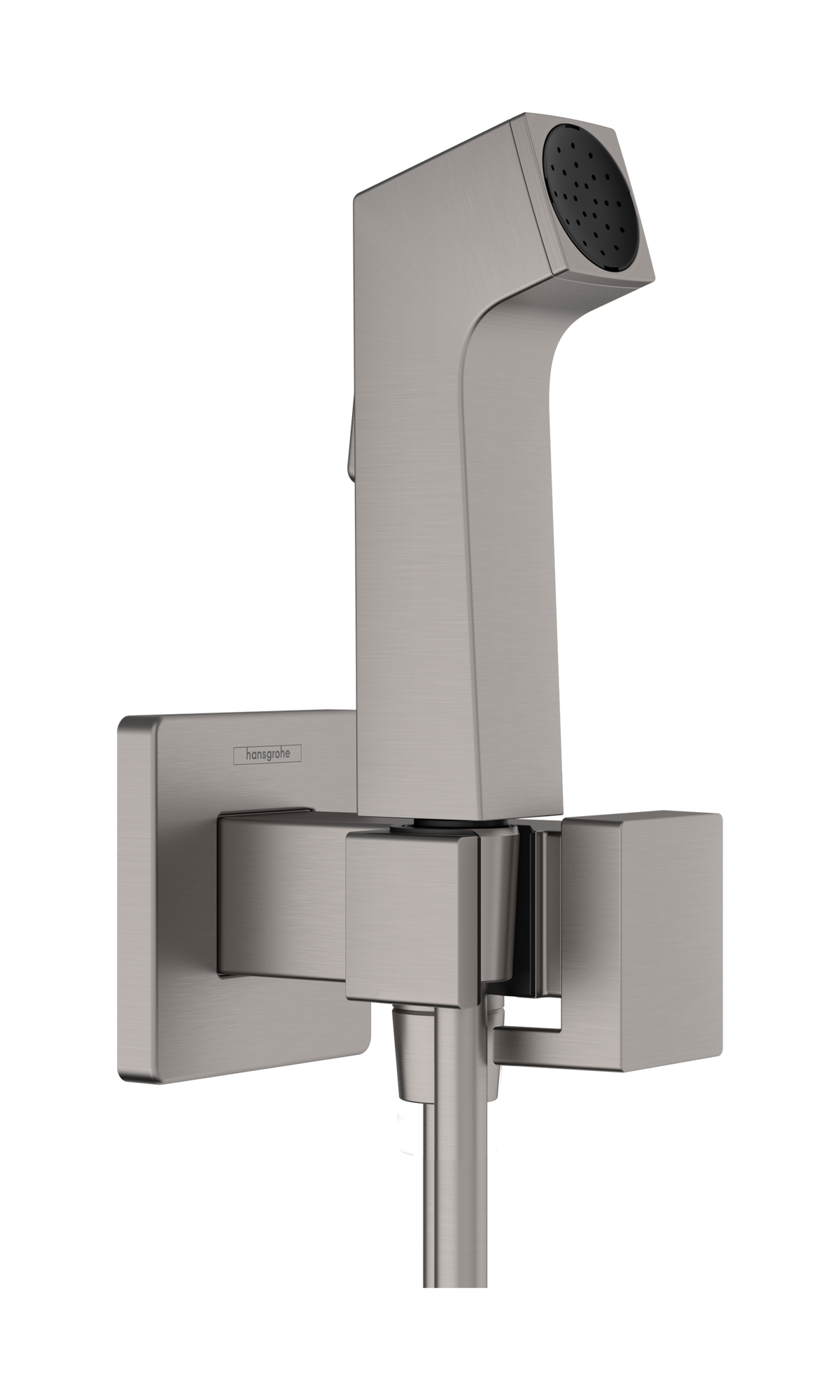 ברז בידה כולל מאחז וצינור Hansgrohe Bidette hand shower 1jet E EcoSmart for cold water with shower holder and hose 125 cm
