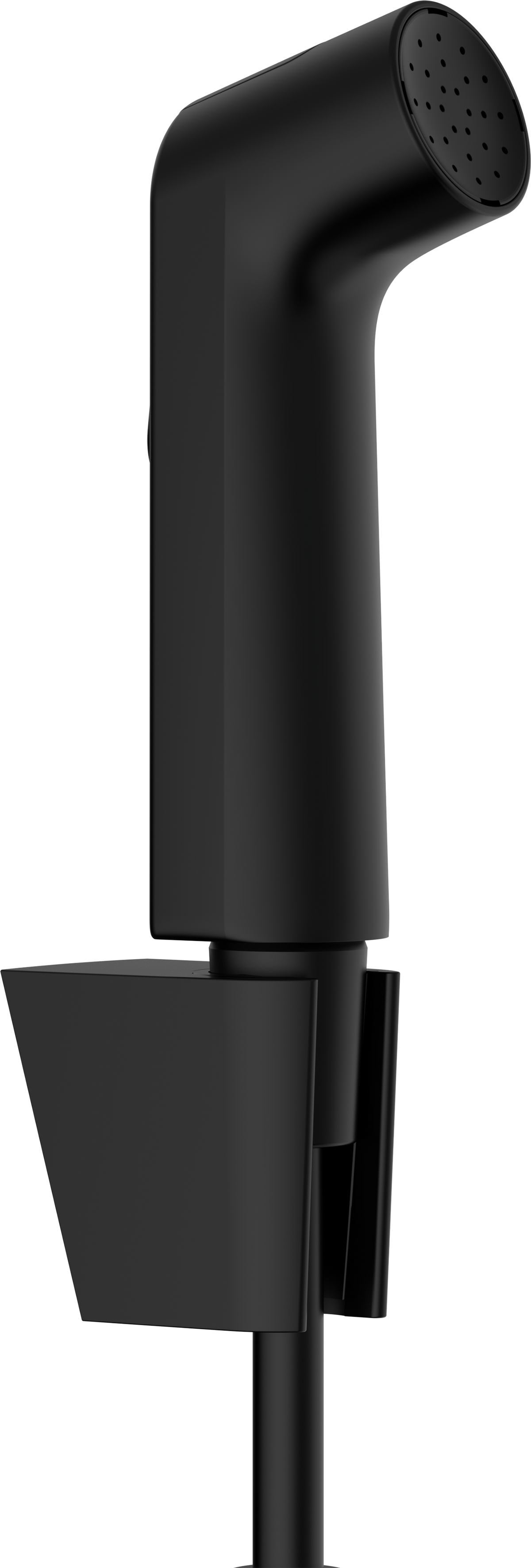 Bidette hand shower 1jet S EcoSmart with Porter S shower holder and shower hose ברז לבידה כולל מאחז וצינור
