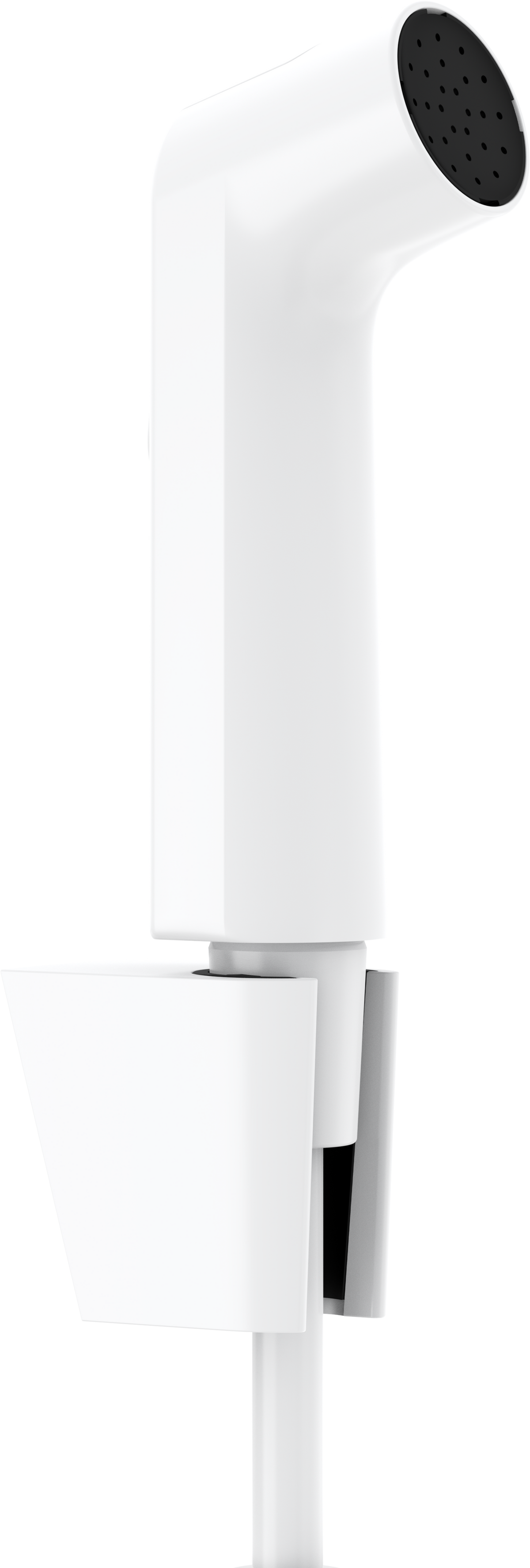 Bidette hand shower 1jet S EcoSmart with Porter S shower holder and shower hose ברז לבידה כולל מאחז וצינור