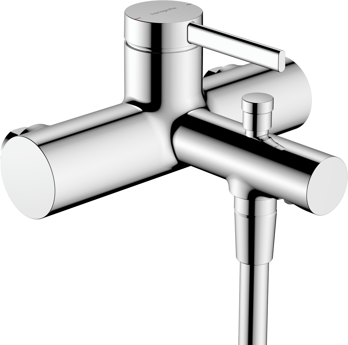 ברז לאמבטיה Zesis S Single lever bath mixer for exposed installation with centre distance 15,3 cm