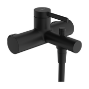Hansgrohe Zesis S Single lever bath mixer for exposed installation with centre distance 15,3 cm Matt Black 74421670