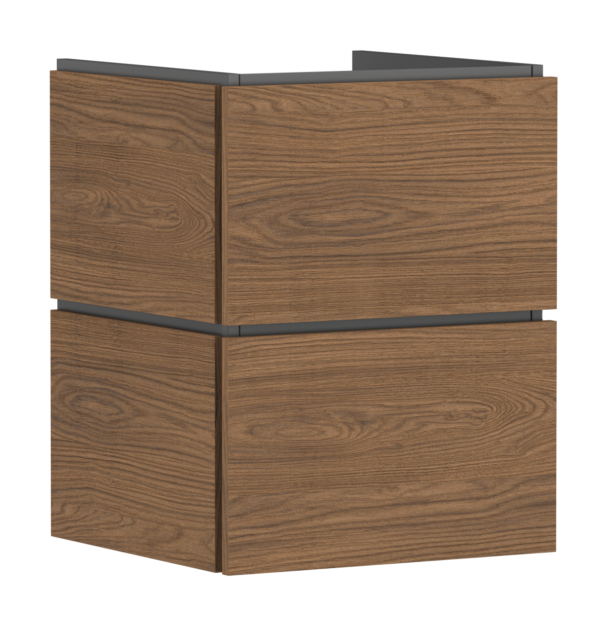 ארון אמבטיה הנס גרואה Hansgrohe Xilesa E Vanity unit 480/470 with 2 drawers PushOpen for handrinse basin