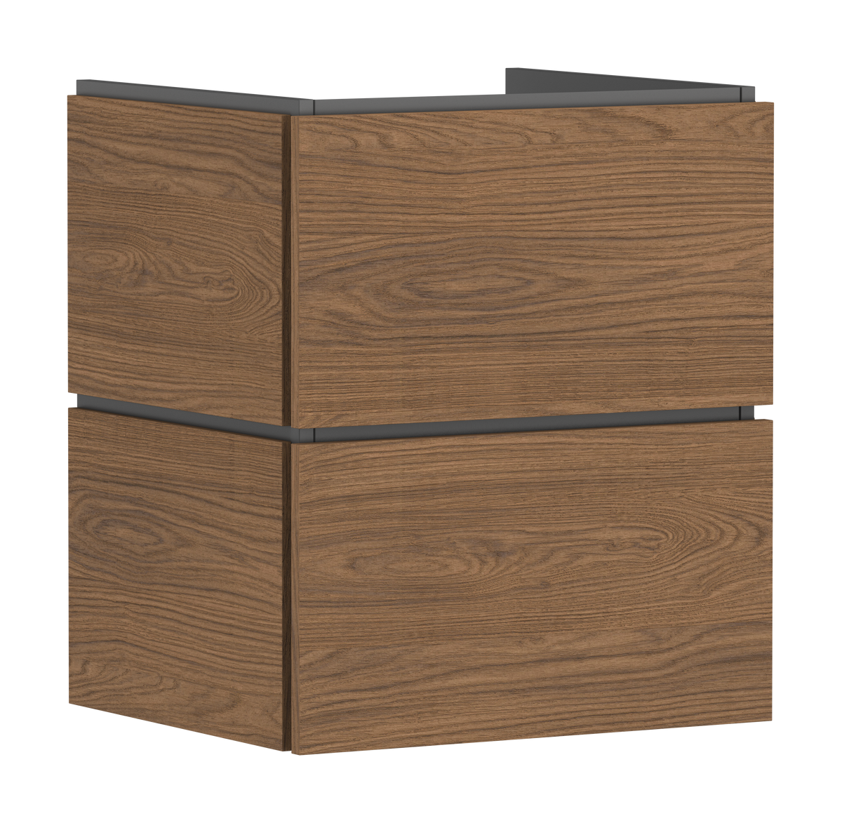 ארון אמבטיה הנס גרואה Hansgrohe Xilesa E Vanity unit 530/470 with 2 drawers PushOpen for wash basin
