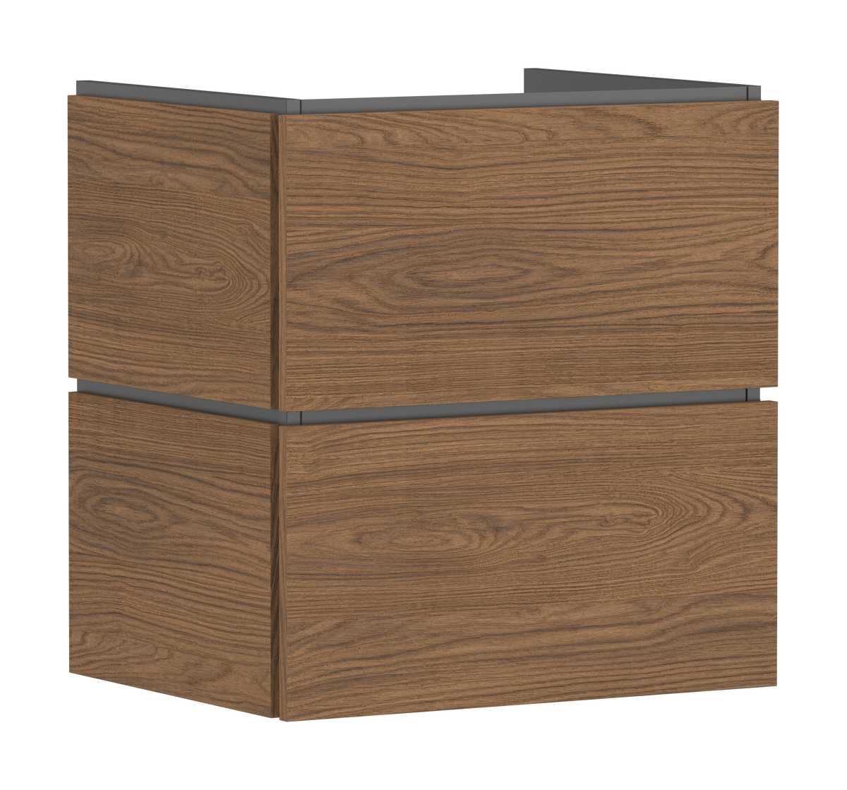 ארון אמבטיה הנס גרואה Hansgrohe Xilesa E Vanity unit 580/470 with 2 drawers PushOpen for wash basin