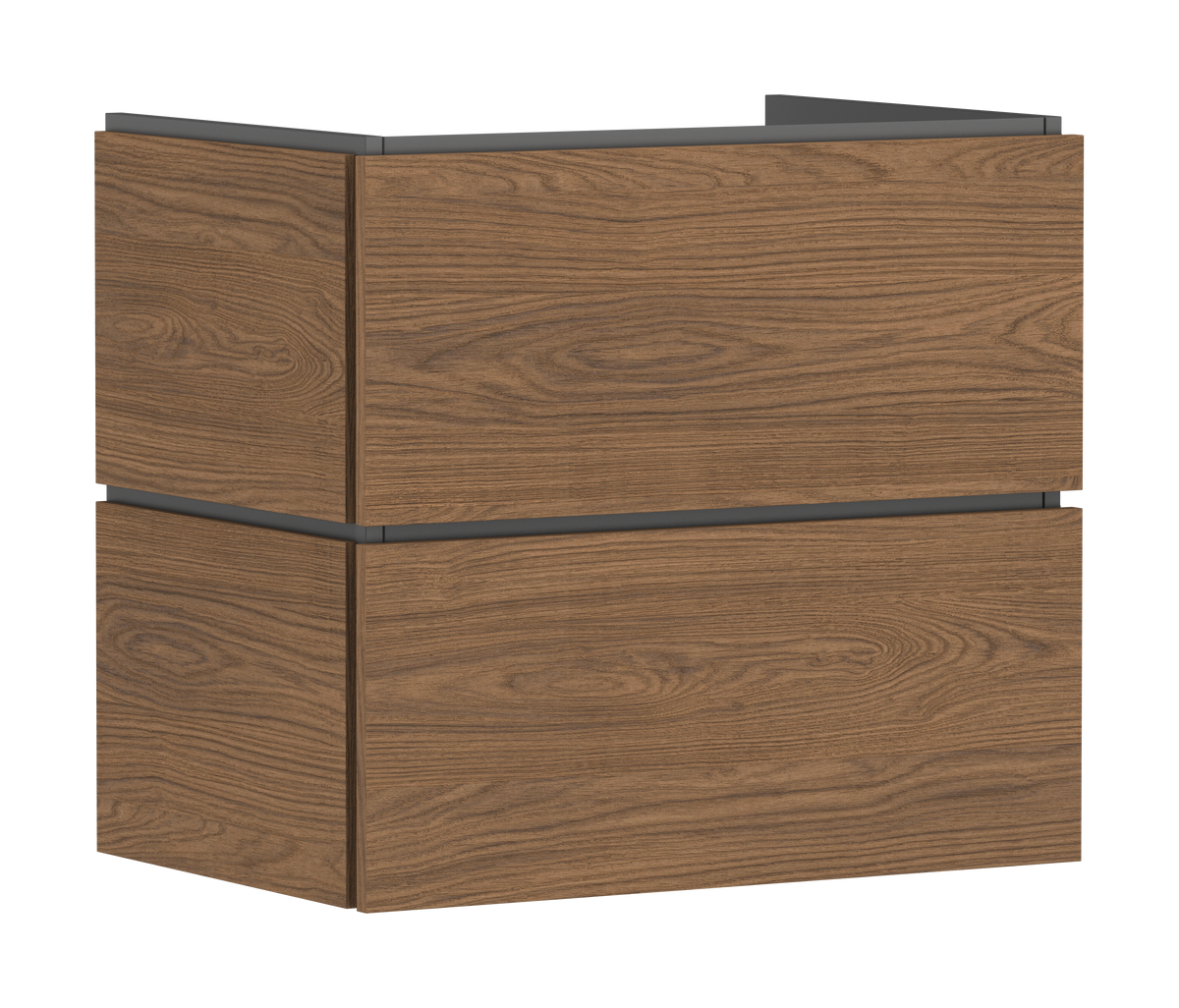 ארון אמבטיה הנס גרואה Hansgrohe Xilesa E Vanity unit 680/470 with 2 drawers PushOpen for wash basin