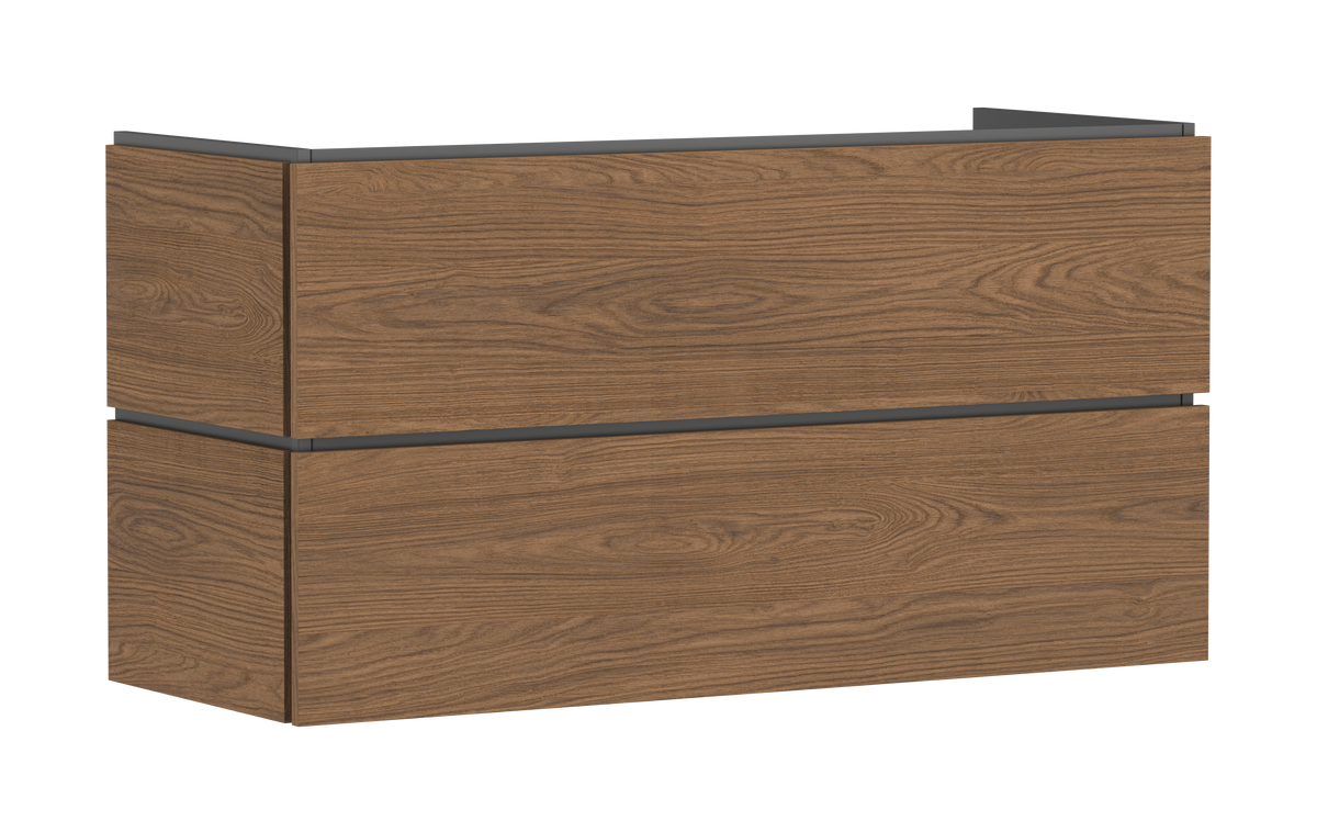 ארון אמבטיה הנס גרואה Hansgrohe Xilesa E Vanity unit 1180/470 with 2 drawers PushOpen for wash basin