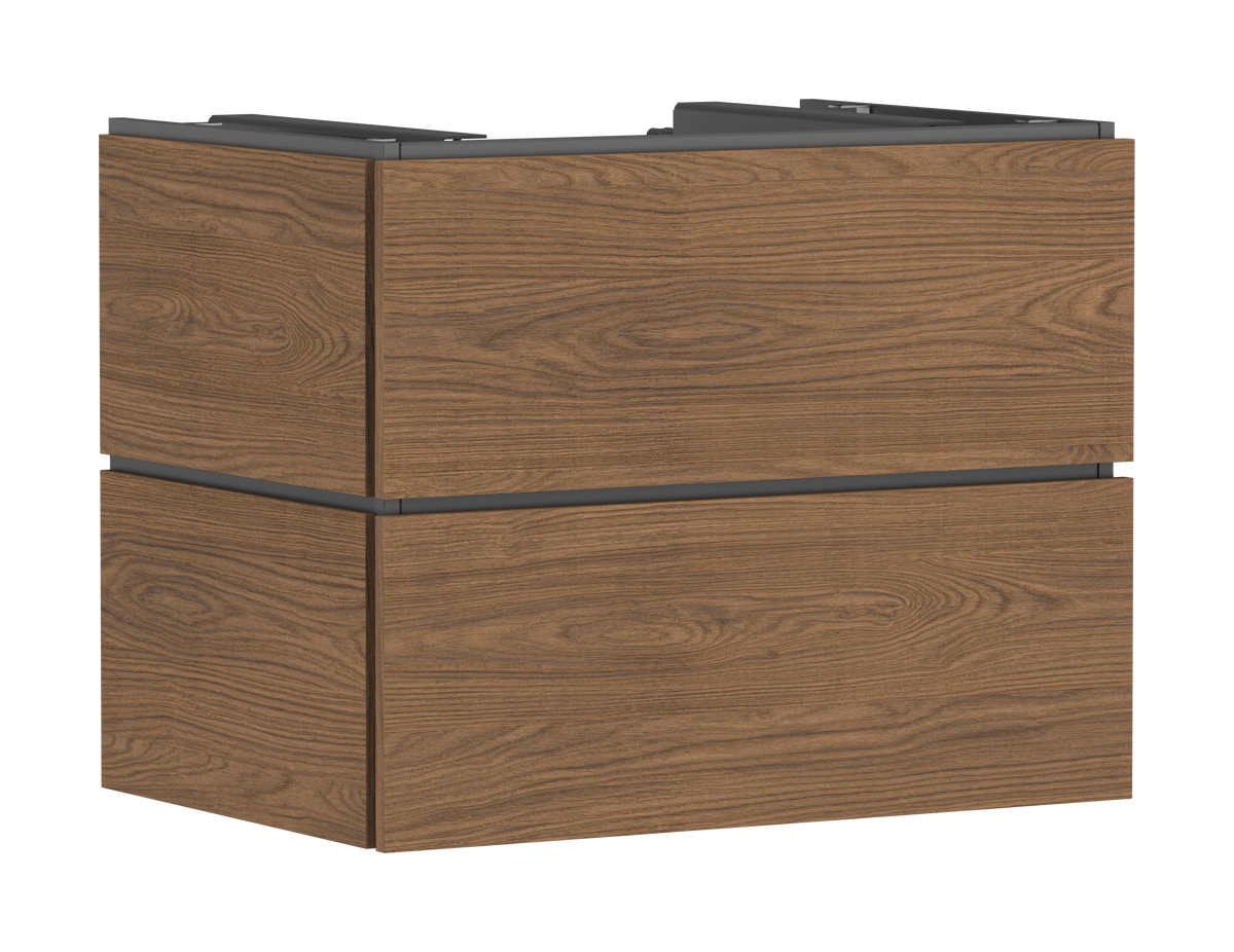 ארון אמבטיה הנס גרואה Hansgrohe Xilesa E Vanity unit 780/550 with 2 drawers PushOpen for console with cutout middle