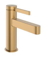 Hansgrohe Finoris Pillar tap 100 with lever handle for cold water or pre-adjusted water without waste set Brushed Bronze 76013140